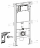 WALLBOX кронштейны установки модуля инсталляции в профиль (6 шт.)